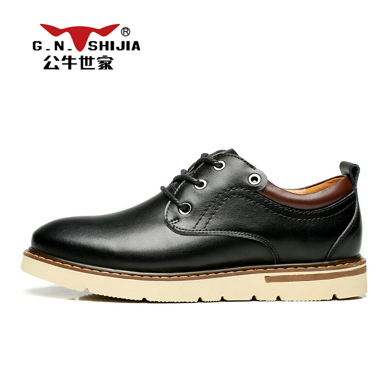 潮流与舒适并存 公牛世家新款休闲皮鞋体验