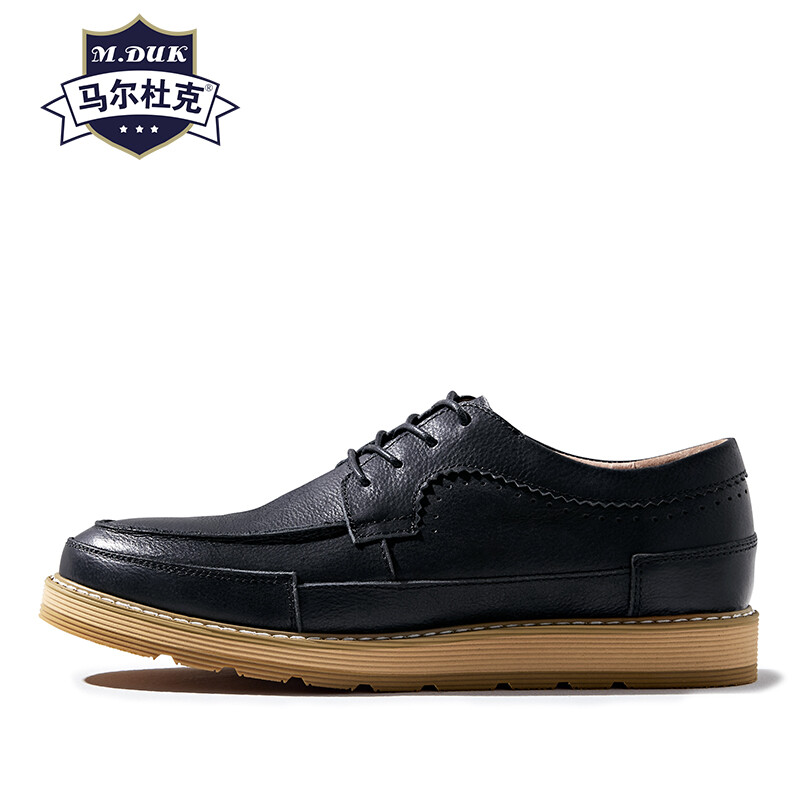 时尚与舒适兼备 马尔杜克春秋季英伦休闲皮鞋评测