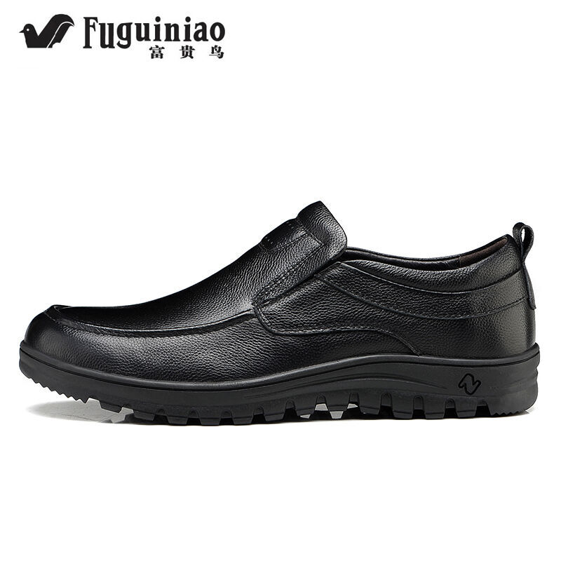 都市绅士之选 富贵鸟男士商务休闲皮鞋
